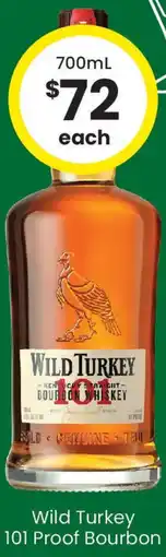 The Bottle O Wild Turkey 101 Proof Bourbon offer