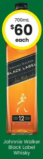 The Bottle O Johnnie Walker Black Label Whisky offer