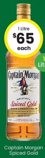 The Bottle O Captain Morgan Spiced Gold offer