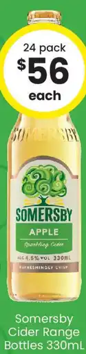 The Bottle O Somersby Cider Range Bottles offer