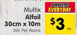 Spar Multix Alfoil offer