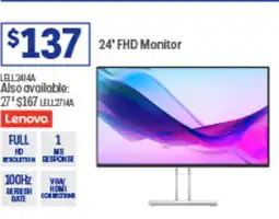Officeworks 24' FHD Monitor offer