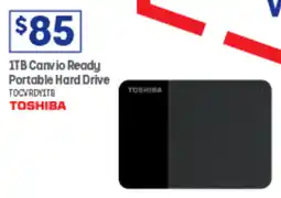 Officeworks 1TB Canvio Ready Portable Hard Drive offer