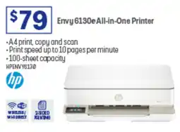 Officeworks Envy 6130e All-in-One Printer offer