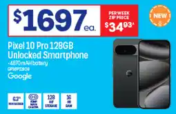 Officeworks Pixel 10 Pro 128GB Unlocked Smartphone offer