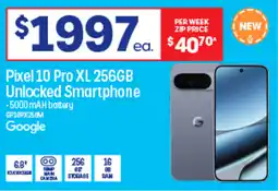 Officeworks Pixel 10 Pro XL 256GB Unlocked Smartphone offer