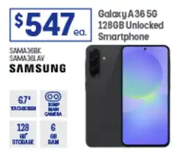 Officeworks Galaxy A36 5G 128GB Unlocked Smartphone offer