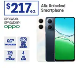 Officeworks A5x Unlocked Smartphone offer