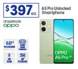 Officeworks A5 Pro Unlocked Smartphone offer