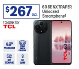 Officeworks 60 SE NX TPAPER Unlocked Smartphone offer