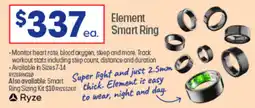 Officeworks Element Smart Ring offer