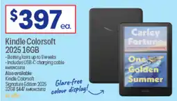 Officeworks Kindle Colorsoft 2025 16GB offer