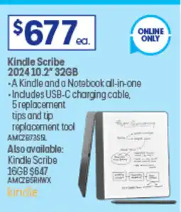 Officeworks Kindle Scribe 202410.2" 32GB offer