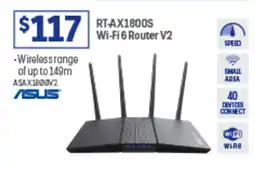 Officeworks RT-AX1800S Wi-Fi 6 Router V2 offer