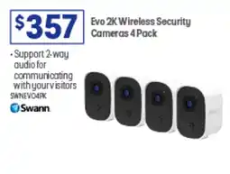 Officeworks Evo 2K Wireless Security Cameras offer