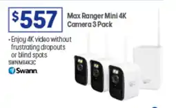 Officeworks Max Ranger Mini 4K Camera offer