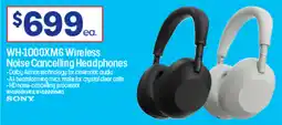 Officeworks Wireless Noise Cancelling Headphones offer