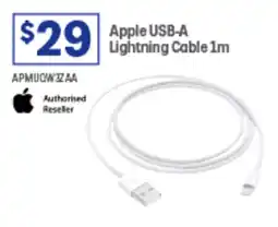Officeworks Apple USB-A Lightning Cable offer