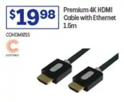 Officeworks Premium 4K HDMI Cable with Ethernet offer