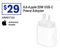 Officeworks AA-Apple 20W USB-C Power Adapter offer