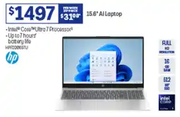 Officeworks 15.6" Al Laptop offer