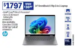 Officeworks 14" OmniBook X Filip 2-in-1 Laptop offer