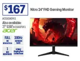 Officeworks Nitro 24" FHD Gaming Monitor offer