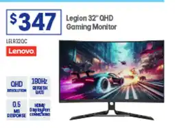 Officeworks Legion 32 QHD Gaming Monitor offer