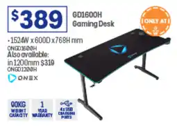 Officeworks GD1600H Gaming Desk offer