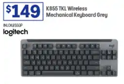 Officeworks K855 TKL Wireless Mechanical Keyboard Grey offer