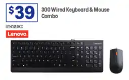 Officeworks 300 Wired Keyboard & Mouse Combo offer