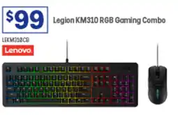 Officeworks Legion KM310 RGB Gaming Combo offer