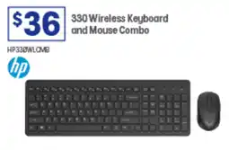 Officeworks 330 Wireless Keyboard and Mouse Combo offer