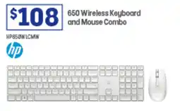 Officeworks 650 Wireless Keyboard and Mouse Combo offer
