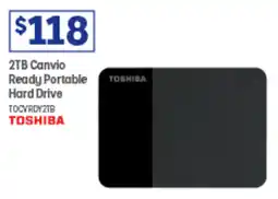 Officeworks 2TB Canvio Ready Portabl Hard Drive offer