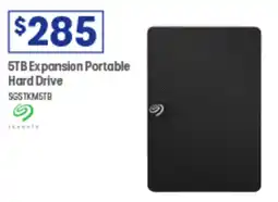 Officeworks 5TB Expansion Portable Hard Drive offer