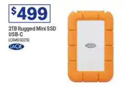 Officeworks 2TB Rugged Mini SSD USB-C offer
