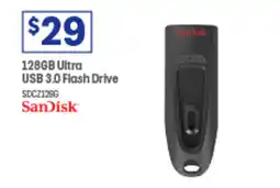 Officeworks 128GB Ultra USB 3.0 Flash Drive offer