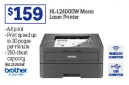 Officeworks HL-L2400DW Mono Laser Printer offer