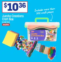 Officeworks Jumbo Creations Craft Box offer