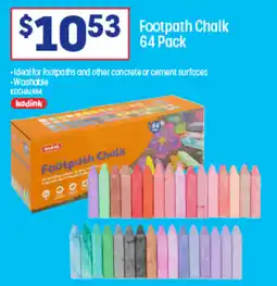 Officeworks Footpath Chalk offer
