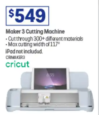 Officeworks Maker 3 Cutting Machine offer