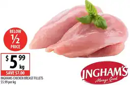 Supabarn Inghams chicken breast fillets offer