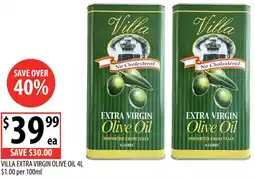 Supabarn Villa extra virgin olive oil offer