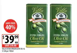 Supabarn VILLA EXTRA VIRGIN OLIVE OIL offer