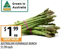 Supabarn Australian asparagus bunch offer