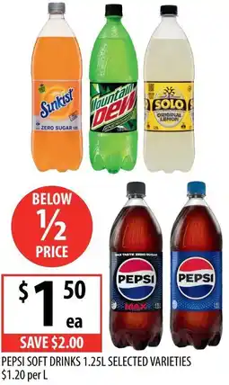 Supabarn Pepsi soft drinks offer