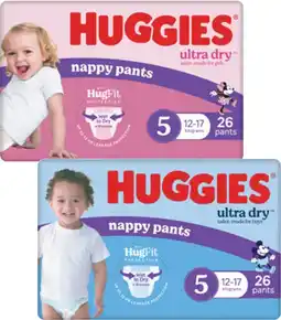 Coles Huggies Bulk Nappy Pants 24 Pack-36 Pack offer