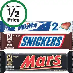 Woolworths Mars Medium Bars 44-50g offer
