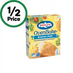 Woolworths Birds Eye Oven Bake Fish 425g – From the Freezer offer